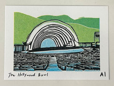 RARE - Anastasia Inciardi "The Hollywood Bowl"  LA Exclusive Mini Print