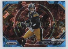2023 Panini Prizm Fireworks Blue Ice Prizm 62/99 Kenny Pickett #F-9 13kh