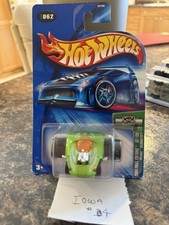 2004 Hot Wheels #062 Fatbax Silhouette Green First Editions Chrome 5SP