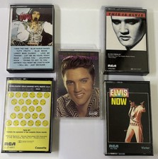 Lot Of 5 Elvis Presley Cassette Tapes