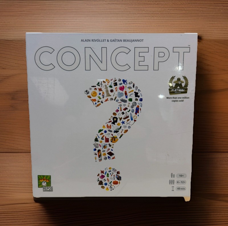 Concept Board Game Award Winning Team Based Guessing. Ages 10+. New And Sealed.