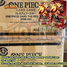 One Piece TCG Card Game PRB-02 The Best2 Box Case JP
