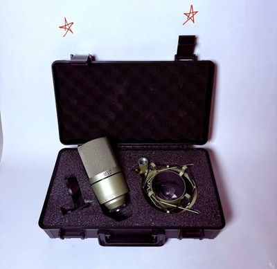 MXL 990 Studio Condenser Vocal Microphone With Shock Mount & Case - Excellent!!
