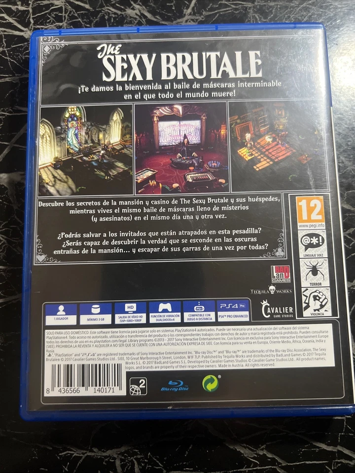 THE SEXY BRUTALE FULL HOUSE EDITION Sony Playstation 4 PS4 - PAL-España - Imagen 2 de 4