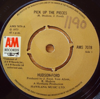 Hudson-Ford - Pick Up The Pieces - (AMS 7078)- (7'', Single, Kno)