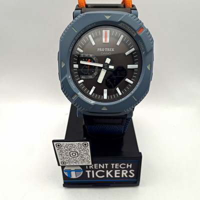 Casio Pro Trek Smart PRJ-5001 Blue Nylon Band Bluetooth Solar WR