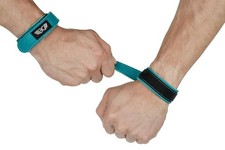 Leather Wrist Wraps for Weightlifting, Powerlifting, Gym   Heavy Duty Wrist S...