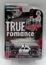 True Romance Police Car 1986 Chevrolet Caprice LAPD Greenlight Hollywood 1:64