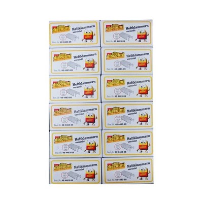 40 x 1.000 Heftklammern Gr. 24/6 verzinkt