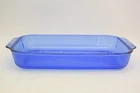 Vintage Pyrex #233 Colbalt Blue Glass Baking Pan 13”x 9”x 2” 3QT Made In USA