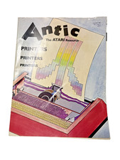 VINTAGE Antic Atari Resource Magazine August 1982 Volume 1 No 3 Printers