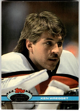 1991-92 Topps Stadium Club #8 KEN WREGGET Philadelphia Flyers NHL Hockey