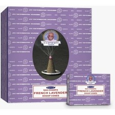 Image of Satya Insence Nag Champa Super Hit White Sage Rose Dhoop Box Incense Cones