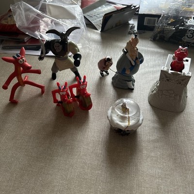 McDonalds Happy Meal Spielzeug (lose) 1998 MULAN x 7 Figuren FRANZÖSISCH