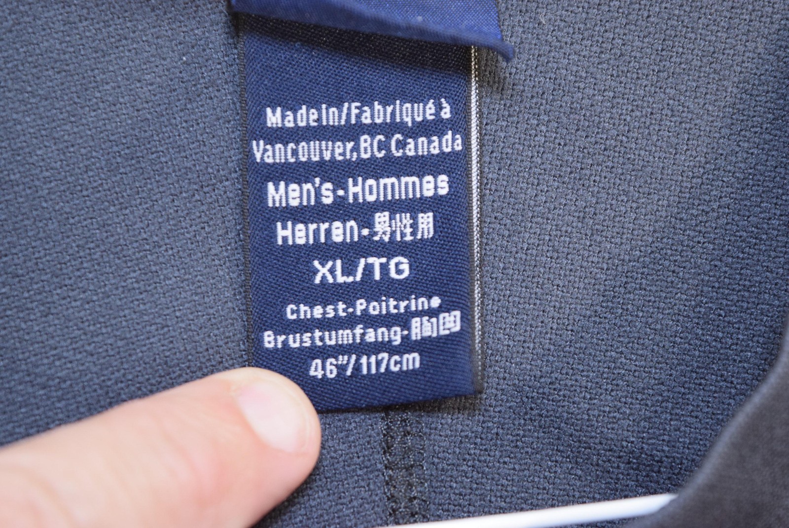 Arc'teryx Camicia Uomo XL Grigio Scollo V Performance Poliestere Outdoor Atletica Top