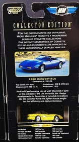 Lot of 10 Micro Machines Collector Edition Corvette Series 1 Sealed Cars