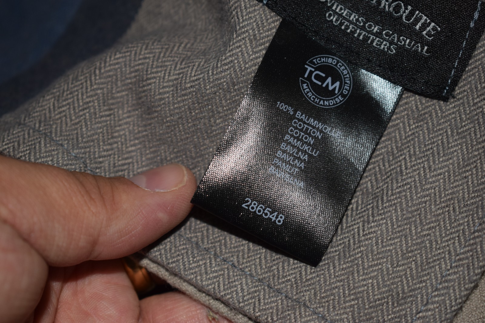North Route: Casual Outfitters Herringbone Scarf Kashmir image 5