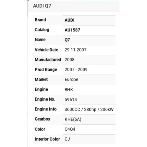 2007-2015 Audi Q7 Tailgate 4L0827023