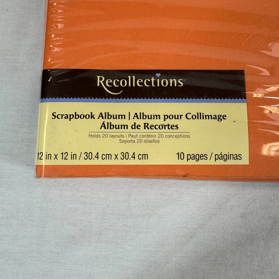 Álbum de recortes RECOLECCIONES naranja 12"x12" Foto 2 de 4