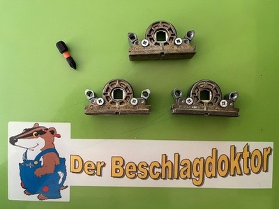 3 er - Set Roto Getriebeschnecke Centro 100 / 101 inkl. Bit u. 2 Schrauben