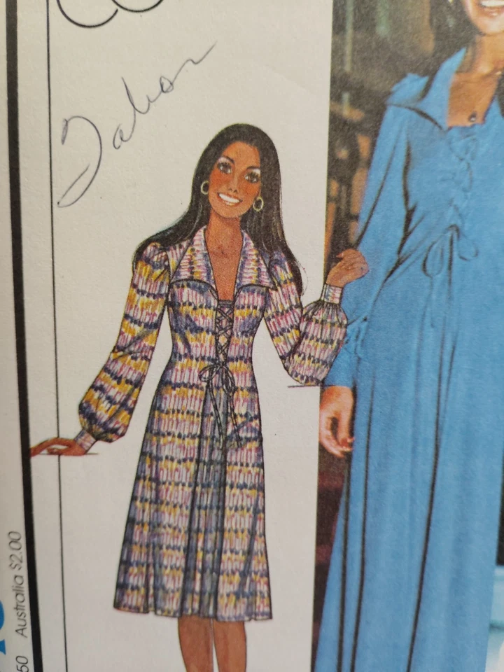 McCall's 5257 Dress Top Tunic Ladies 10 Sewing Pattern UC Marios Corner Cinch - Image 3 of 4