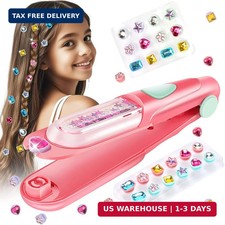 kidzkube Hair Gem Stamper Kit, Bling Hair Jewels for Girls Toys, Hair Styling To