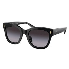 Ralph Lauren RA 5301U 50018G Shiny Black Plastic Sunglasses Grey Gradient Lens
