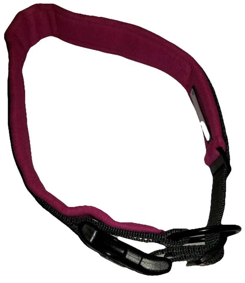 Hurtta Raspberry Outdoors Reflective Padded Dog Collar, Size 22"-26" FREE SHIP! - Imagem 3 de 4