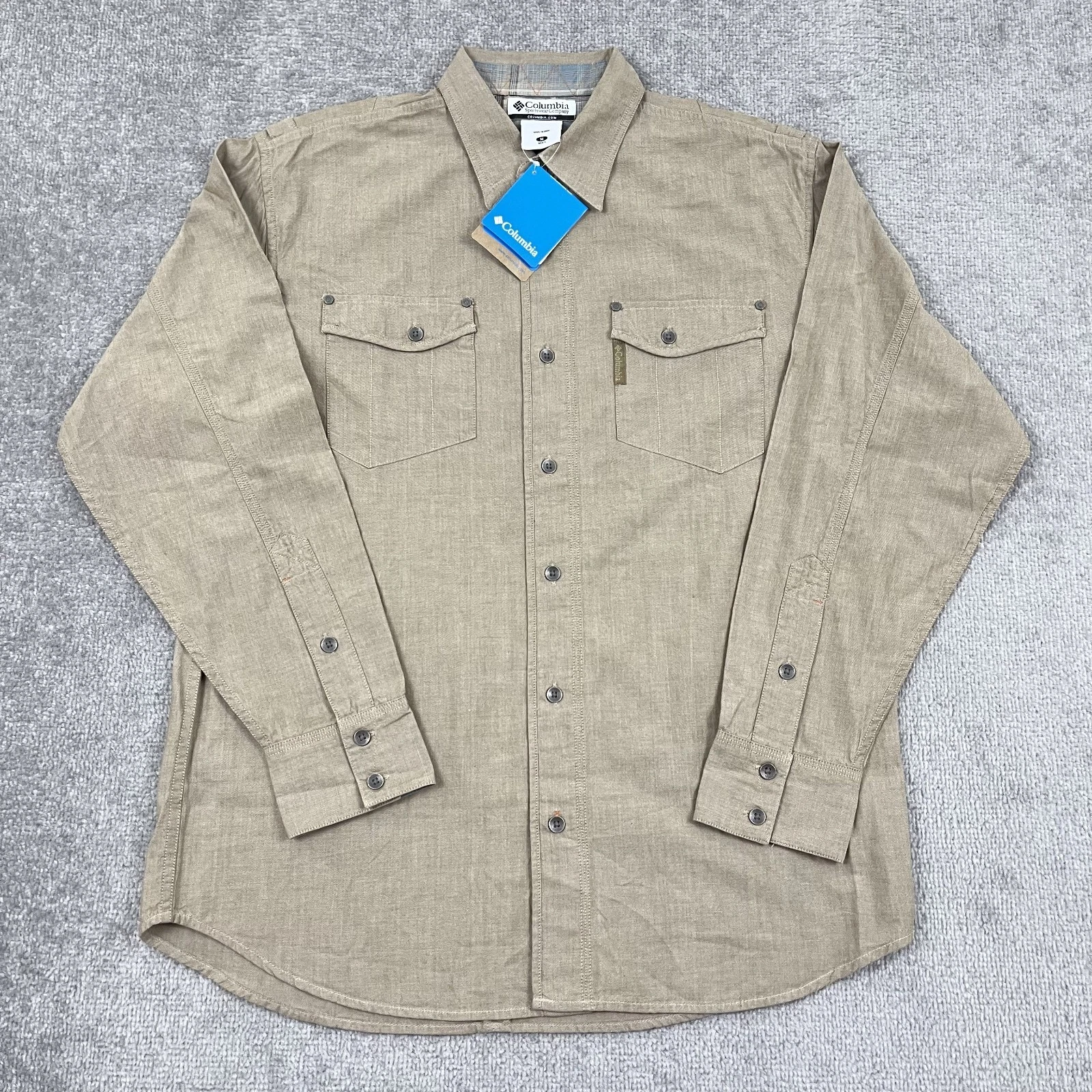 Columbia Three Capes Shirt Men Medium Brown Button Up Hiking Outdoor Long Sleeve
Opens in a new wind