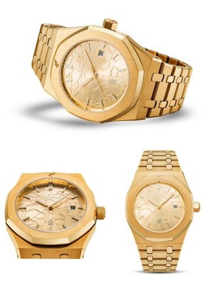 A BATHING APE Men's TYPE 9 BAPEX #1 Gold 1L80-187-303