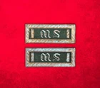 ORIG CIVIL WAR MEDICAL SERVICE 1ST LIEUTENANT UNIFORM SHOULDER BOARDS PAIR