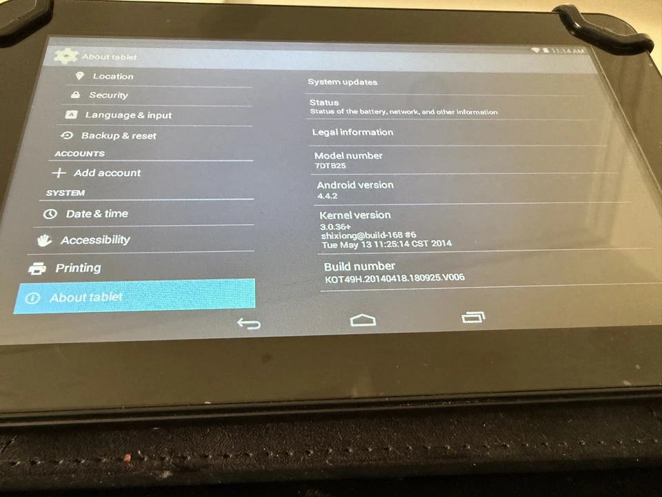 Hip Street Titan2 HD 8 GB GO 7" LCD Dual Core Google Play Android Tablet 1024 - Image 2 of 2