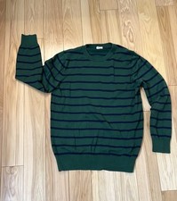 Crewcuts Green Striped Big Boy Sweater XXL