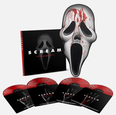 SCREAM 4 LP ALL 4 MOVIES SOUNDTRACK BOX SET LP RED COLOR VINYL RECORD SEALED NEW