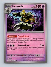 Dusknoir 037 2025 Pokemon Prismatic Evolutions Poke Ball Holo Rare Card NM+ (b)