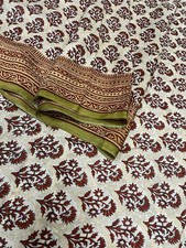Vintage Silk Saree for Crafting, Sewing, Quilting, Upcycled Projects SS2496