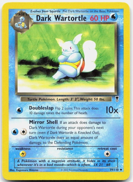 Dark Wartortle #39 (Legendary Collection (2002))