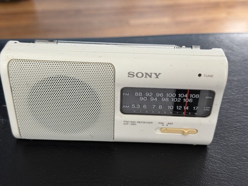 Vintage Sony Portable Radio AM FM Receiver ICF-380 - funktionstüchtig - Bild 2 von 6