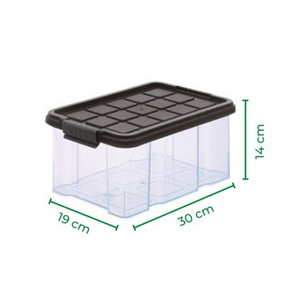 Novaliv Aufbewahrungsbox 5x Aufbewahrungsbox, 5x Deckel