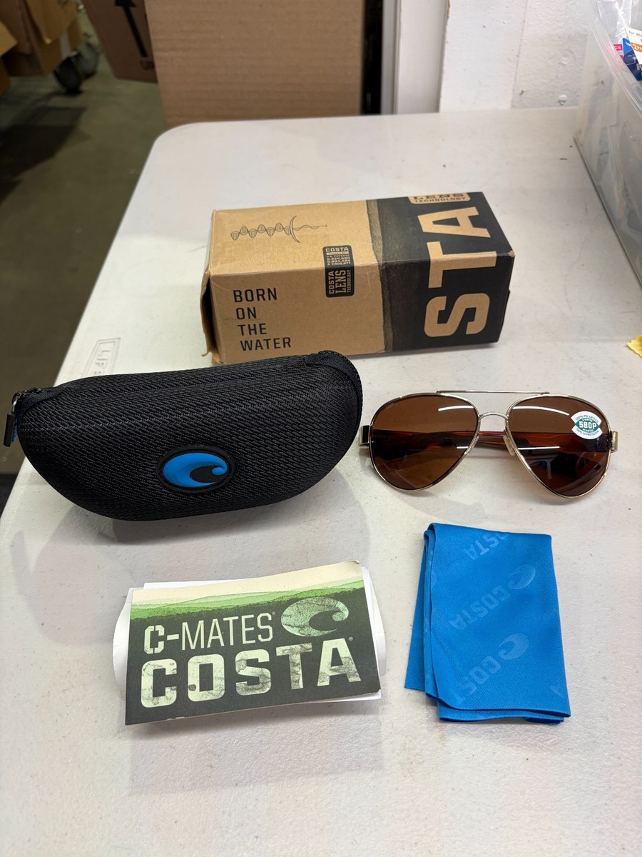 Costa Del Mar South Point Polarized Sunglasses in Brushed Gold w - Main Image