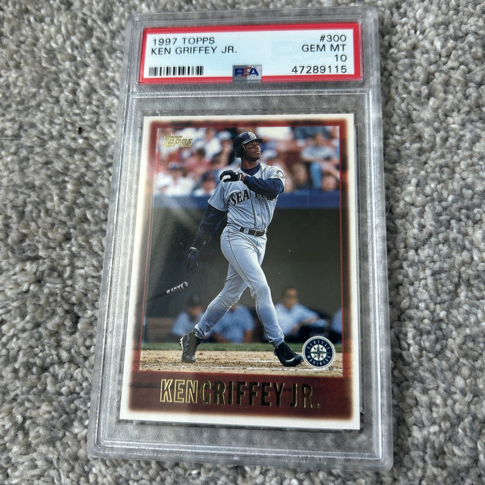 1997 Topps Ken Griffey Jr. #300 PSA 10 GEM MINT HOF 💎
