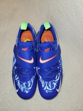 Nike Pole Vault Elite Track  Field Spikes Cleats Pole Vault Blue White M5/W6.5