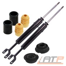 2x GAS STOSSDÄMPFER VORNE + DOMLAGER +PROTECTION-KIT FÜR AUDI A4 B5 8D BJ 94-01