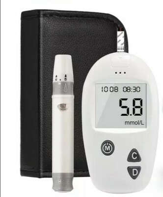 Safe-Accu Blutzuckermessgerät Blutzuckermessgerät Kit Diabetiker Blutzuckermessgerät mmol/L. 