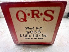 Q.R.S   #9856  A Little Bitty Tear Piano Roll