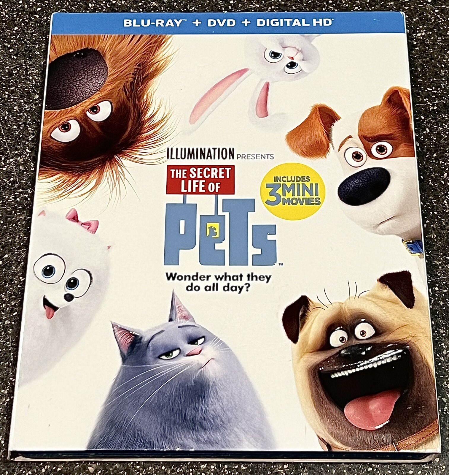 The Secret Life of Pets Blu-Ray/DVD Combo with Slipcover (2016) - FULLY ...
