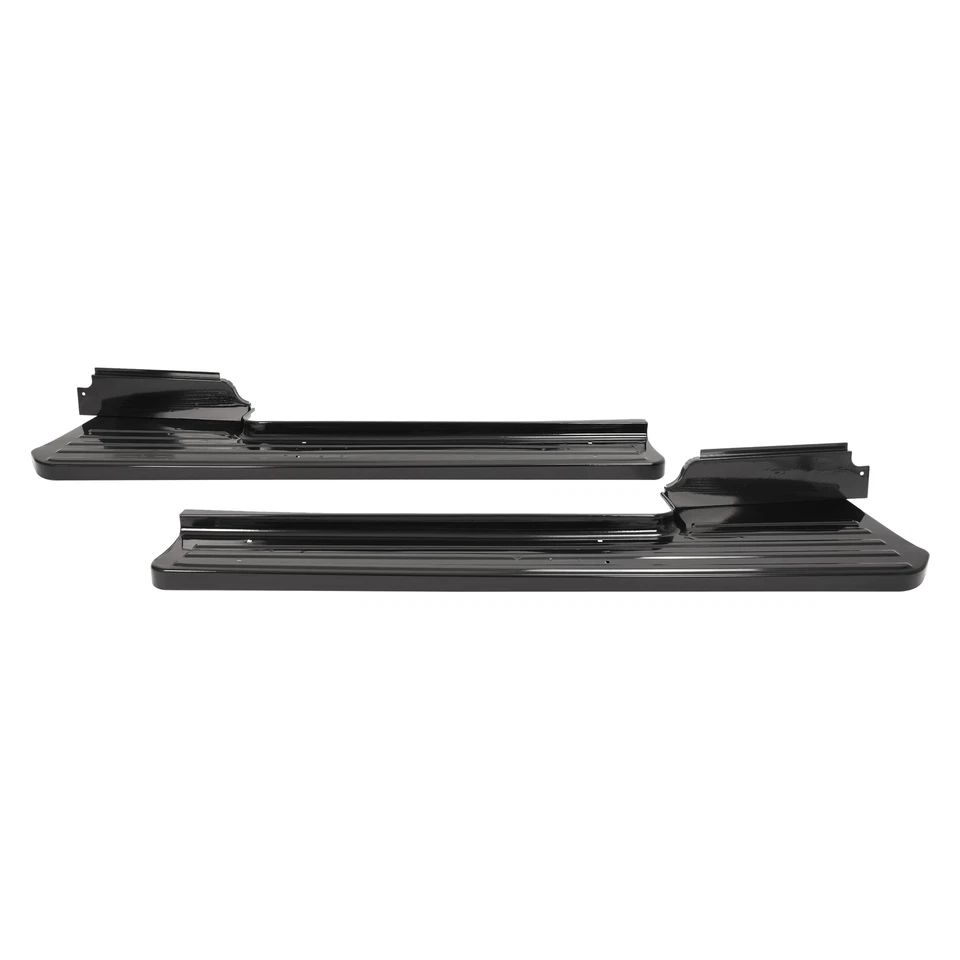 Black Steel Running Boards For 1953-1956 Ford F-100 F100 Pickup Truck Short Bed Foto 4 de 4