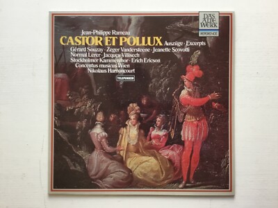 LP RAMEAU Castor et Pollux NIKOLAUS HARNONCOURT Gérard Souzy ZEGER VANDERSTEENE