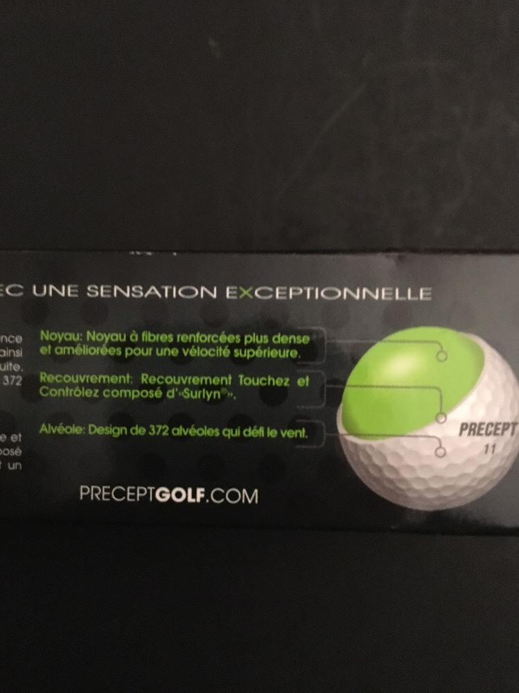 New Precept Golf 2013 Laddie X Golf Balls 3Ball Sleeves Qty 2 Total 6