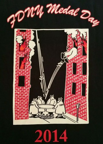 Camiseta FDNY NYC Departamento de Bomberos Ciudad de Nueva York Talla M NUEVA - Imagen 2 de 6